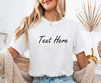 Thumbnail for Custom Text Shirt, Your Text Here T-shirt, Custom Logo Tshirt, Custom Photo T shirt