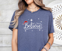 Thumbnail for Believe Christmas Shirt - lismoreboutique - Unisex T-Shirt - Believe_T-shirt