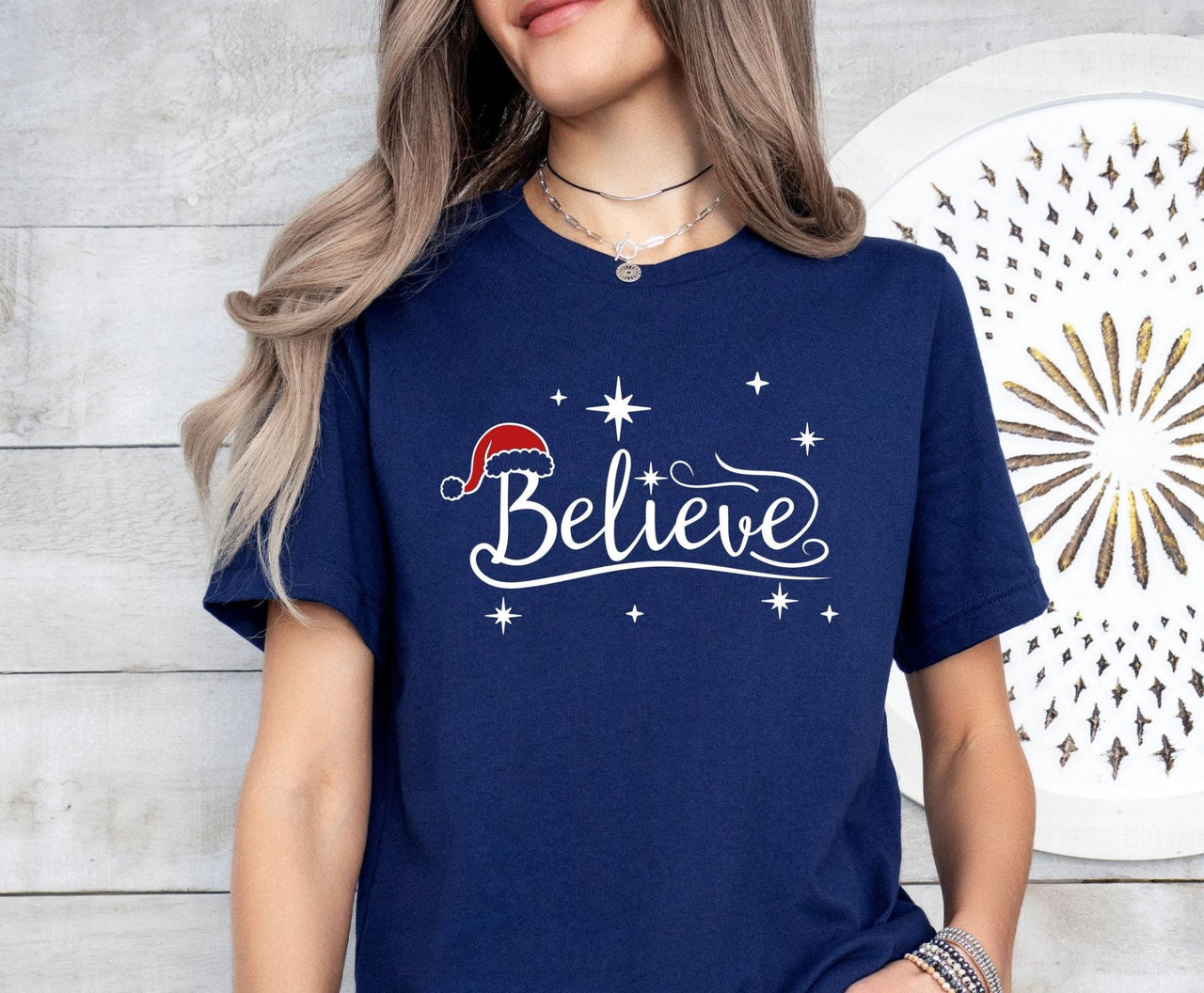 Believe Christmas Shirt - lismoreboutique - Unisex T-Shirt - Believe_T-shirt