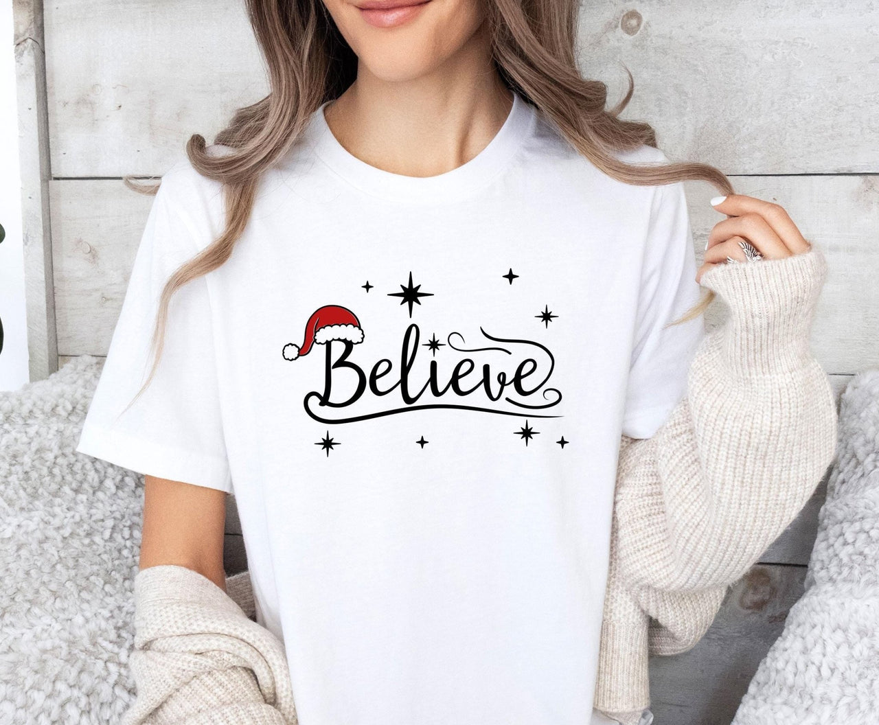 Believe Christmas Shirt - lismoreboutique - Unisex T-Shirt - Believe_T-shirt