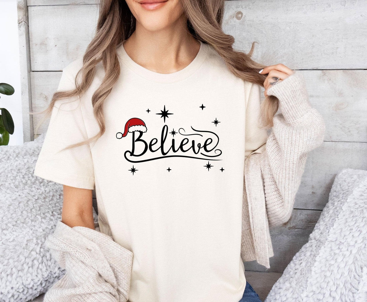 Believe Christmas Shirt - lismoreboutique - Unisex T-Shirt - Believe_T-shirt