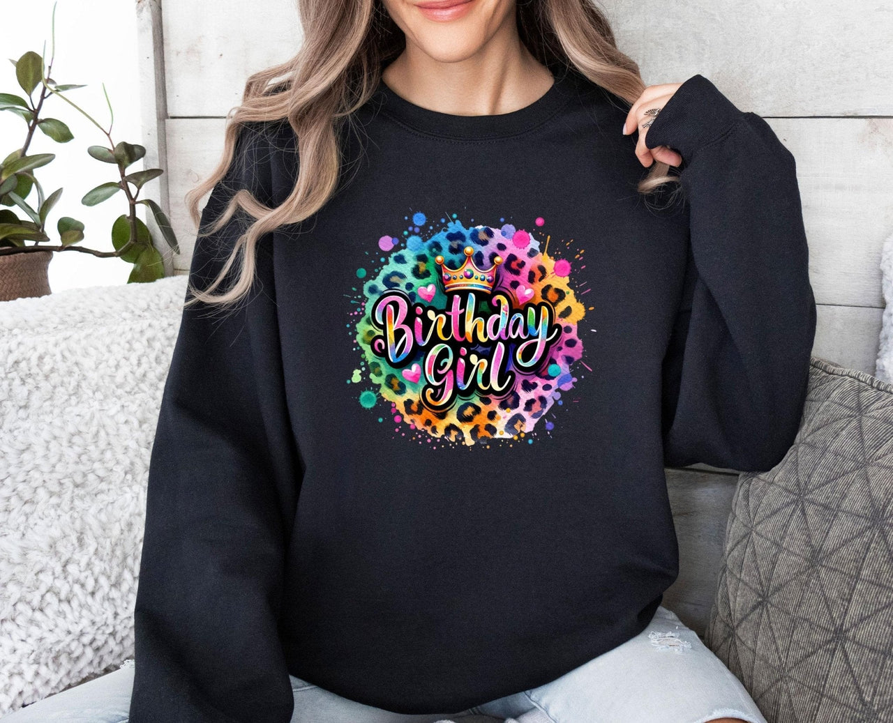 Birthday Girl Sweatshirt - Lismore Boutique - Sweatshirt - birthday_crewneck