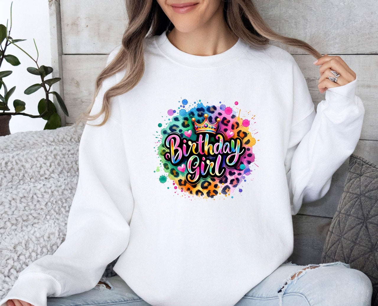 Birthday Girl Sweatshirt - Lismore Boutique - Sweatshirt - birthday_crewneck