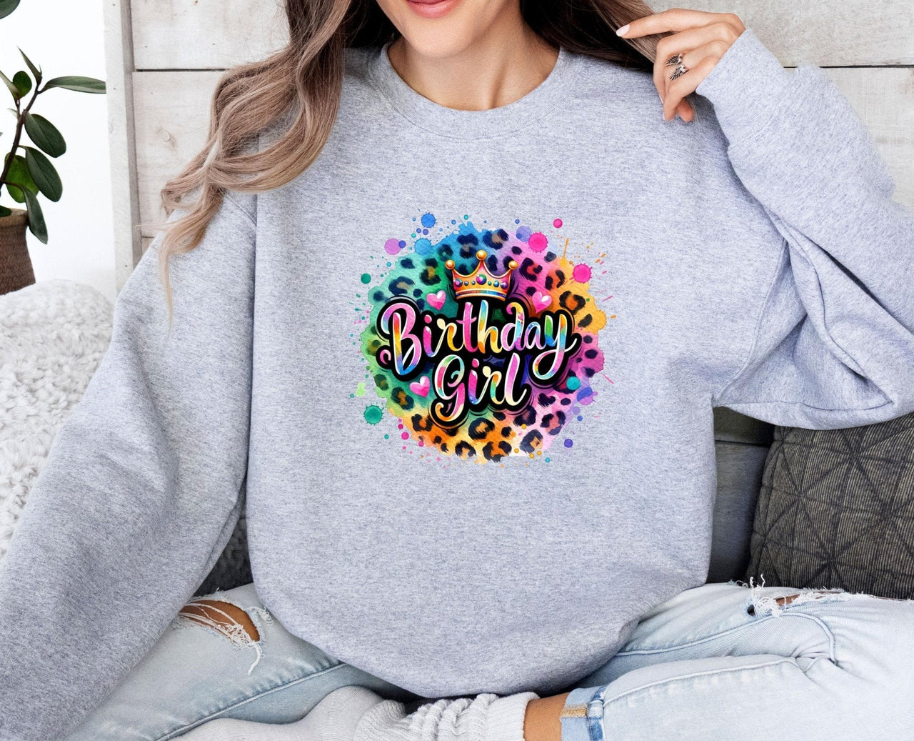 Birthday Girl Sweatshirt - Lismore Boutique - Sweatshirt - birthday_crewneck