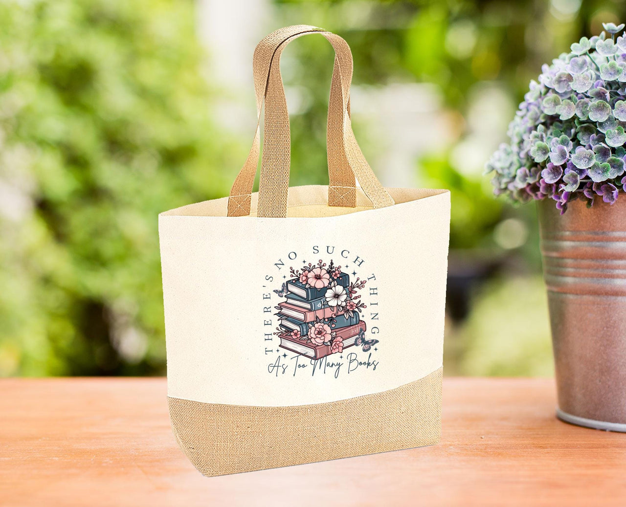 Book Lover Gift Bag - lismoreboutique - Jute - Book_Club_Bag