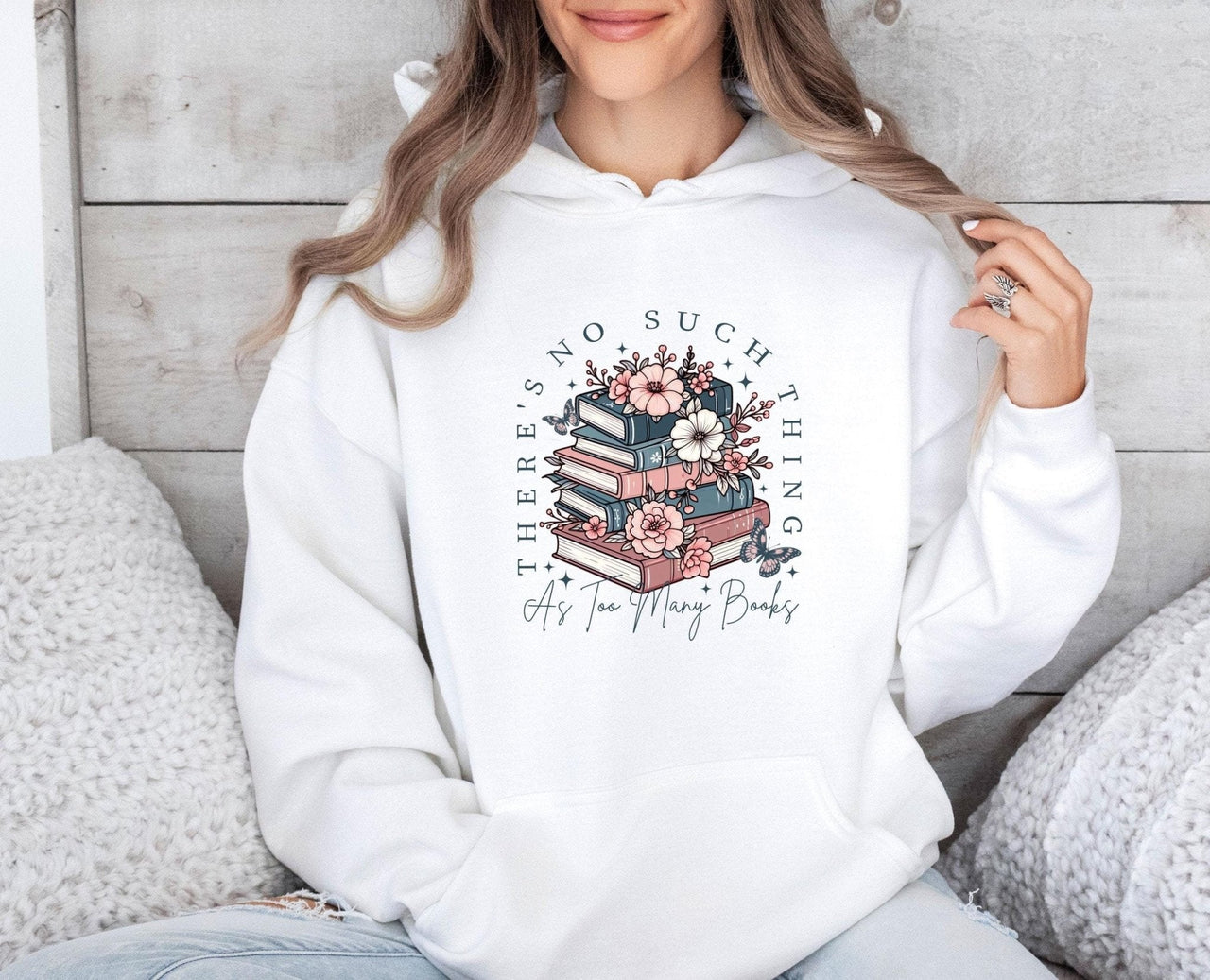Book Lover Hoodie - Lismore Boutique - Hoodie - Book_Lover_Gift