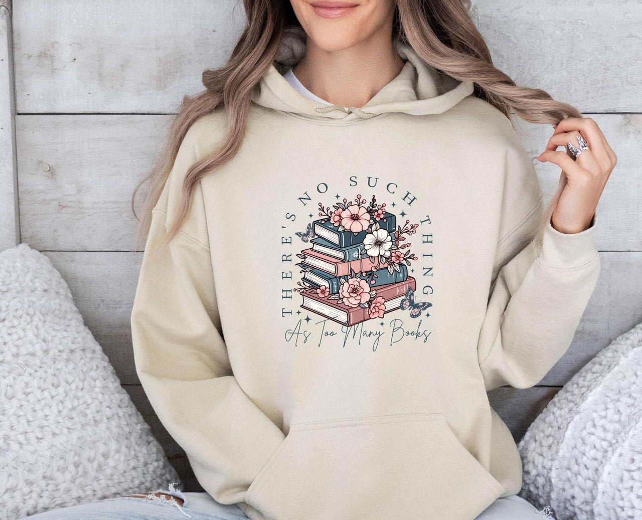 Book Lover Hoodie - Lismore Boutique - Hoodie - Book_Lover_Gift