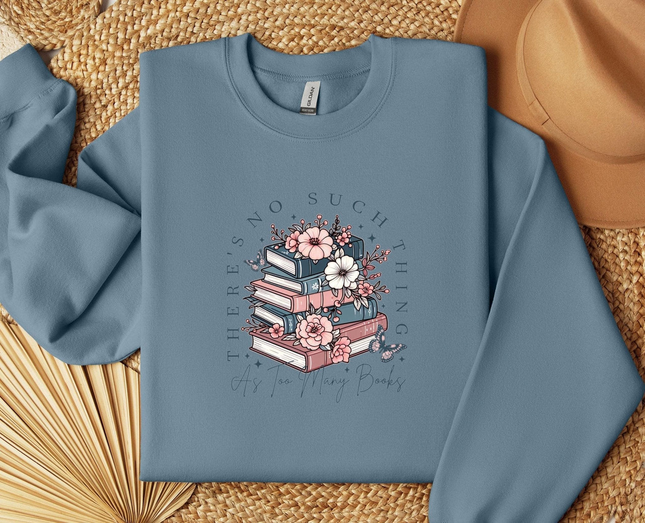 Book Lover Sweatshirt - Lismore Boutique - Sweatshirt - as_too_many_books