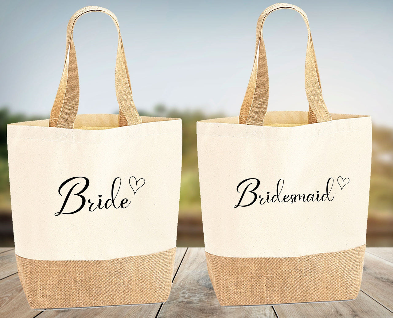 Bride Jute Bag - lismoreboutique - Jute - Bridal_Party_Gift