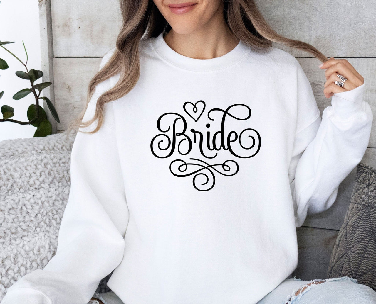 Bride Sweatshirt - lismoreboutique - Sweatshirt - bridal_party_gift