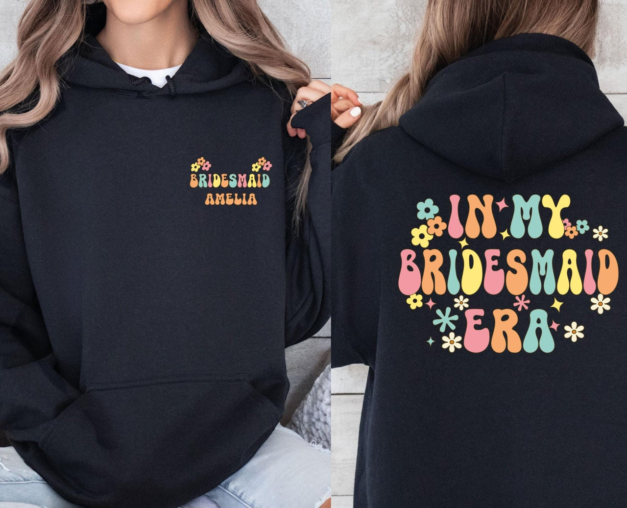 Bridesmaid Hoodie - lismoreboutique - Hoodie - Bachelorette_Party