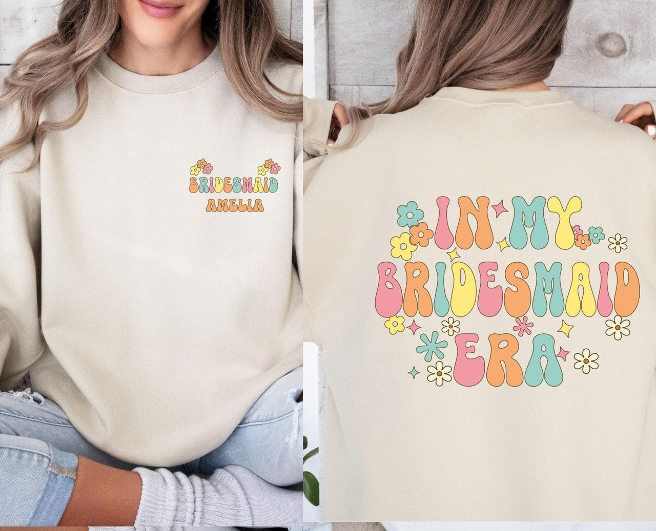 Bridesmaid Sweatshirt - Lismore Boutique - Sweatshirt - Bachelorette_Party