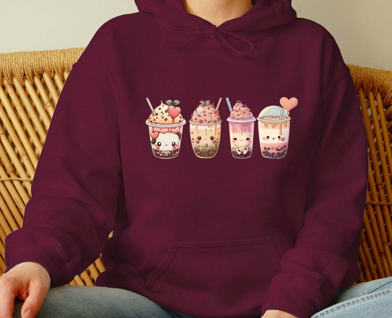 Bubble Tea Hoodie - lismoreboutique - Hoodie - Boba_Tea_Hoodie