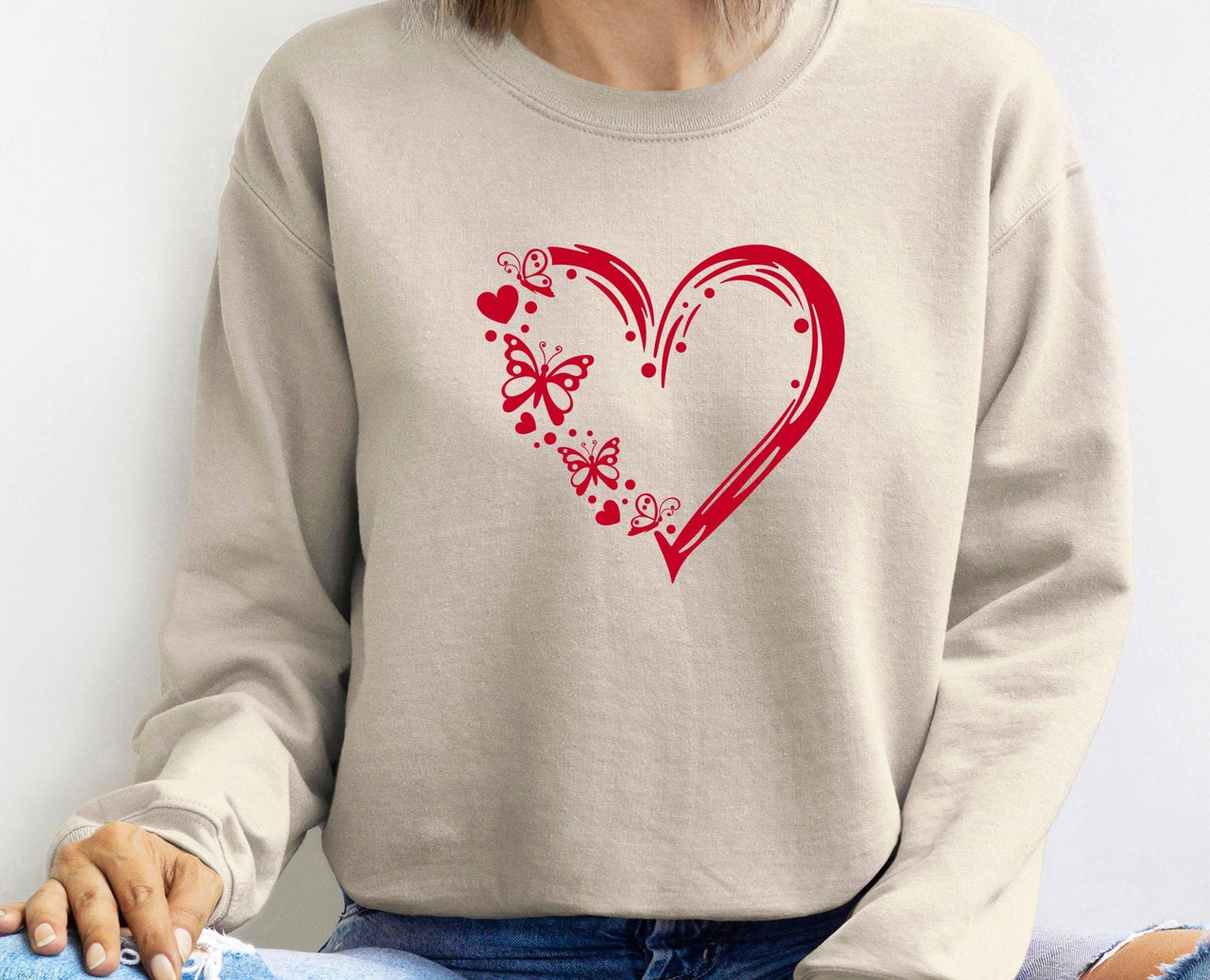 Butterfly Sweatshirt - lismoreboutique - Sweatshirt - butterfly_crewneck