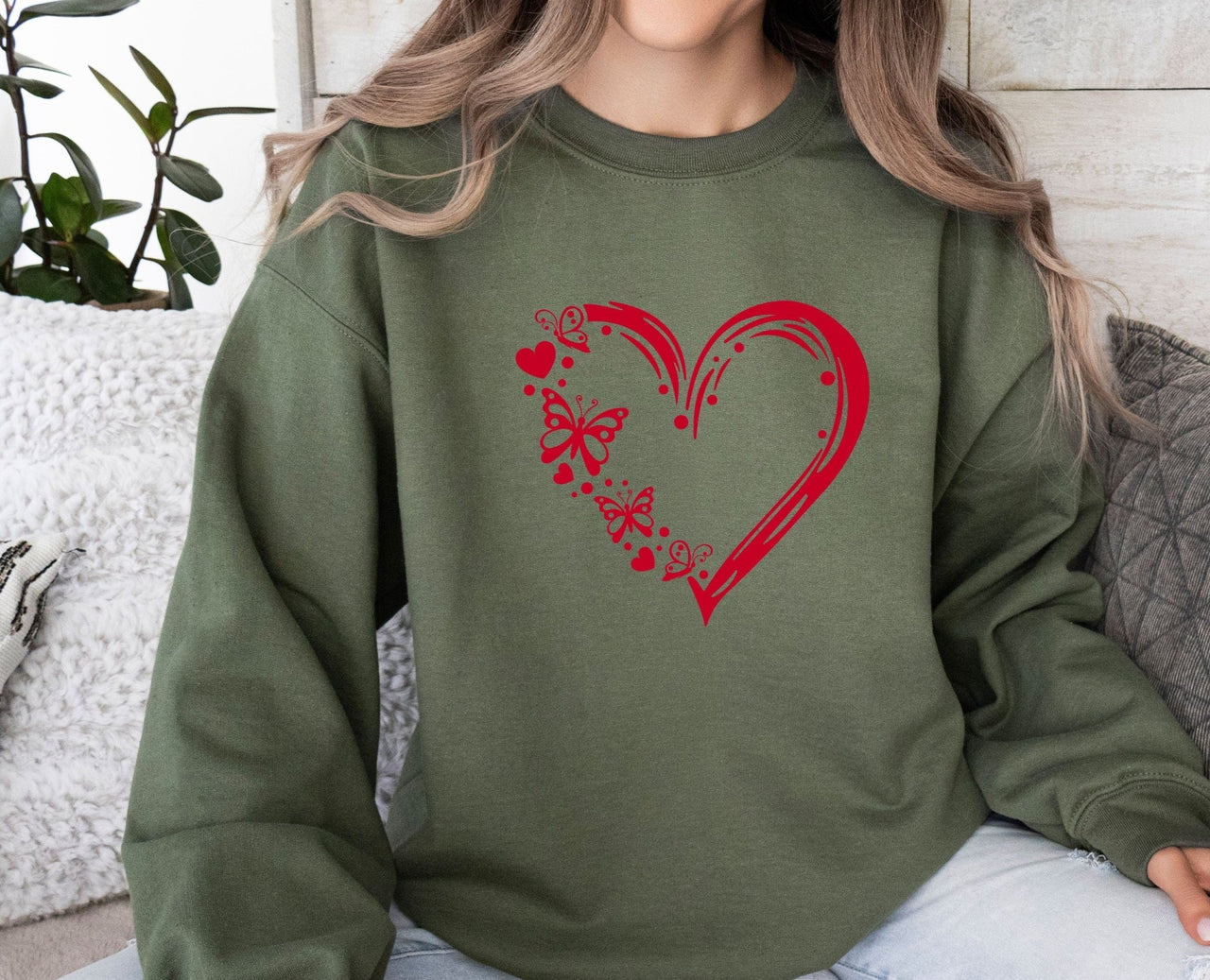 Butterfly Sweatshirt - lismoreboutique - Sweatshirt - butterfly_crewneck