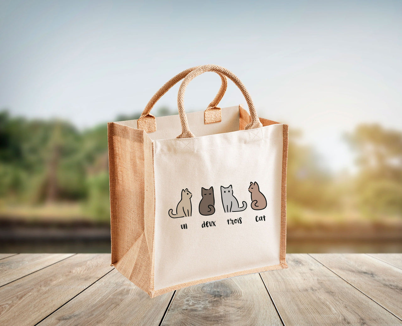 Cat Jute Bag - lismoreboutique - Jute - cat_gifts