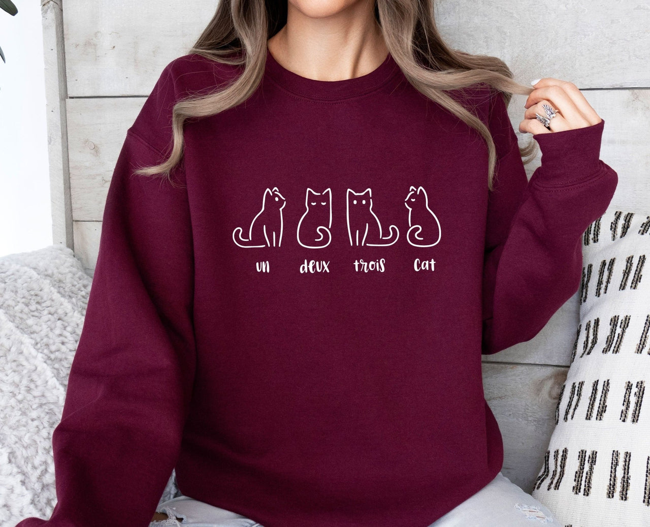 Cat Sweatshirt - lismoreboutique - Sweatshirt - cat_dad_sweatshirt