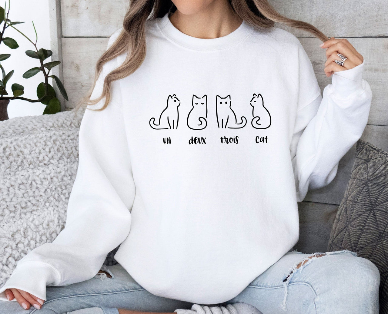 Cat Sweatshirt - lismoreboutique - Sweatshirt - cat_dad_sweatshirt