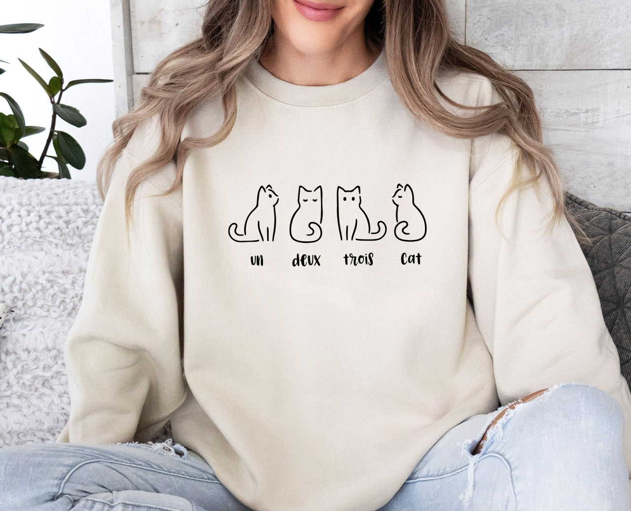 Cat Sweatshirt - lismoreboutique - Sweatshirt - cat_dad_sweatshirt