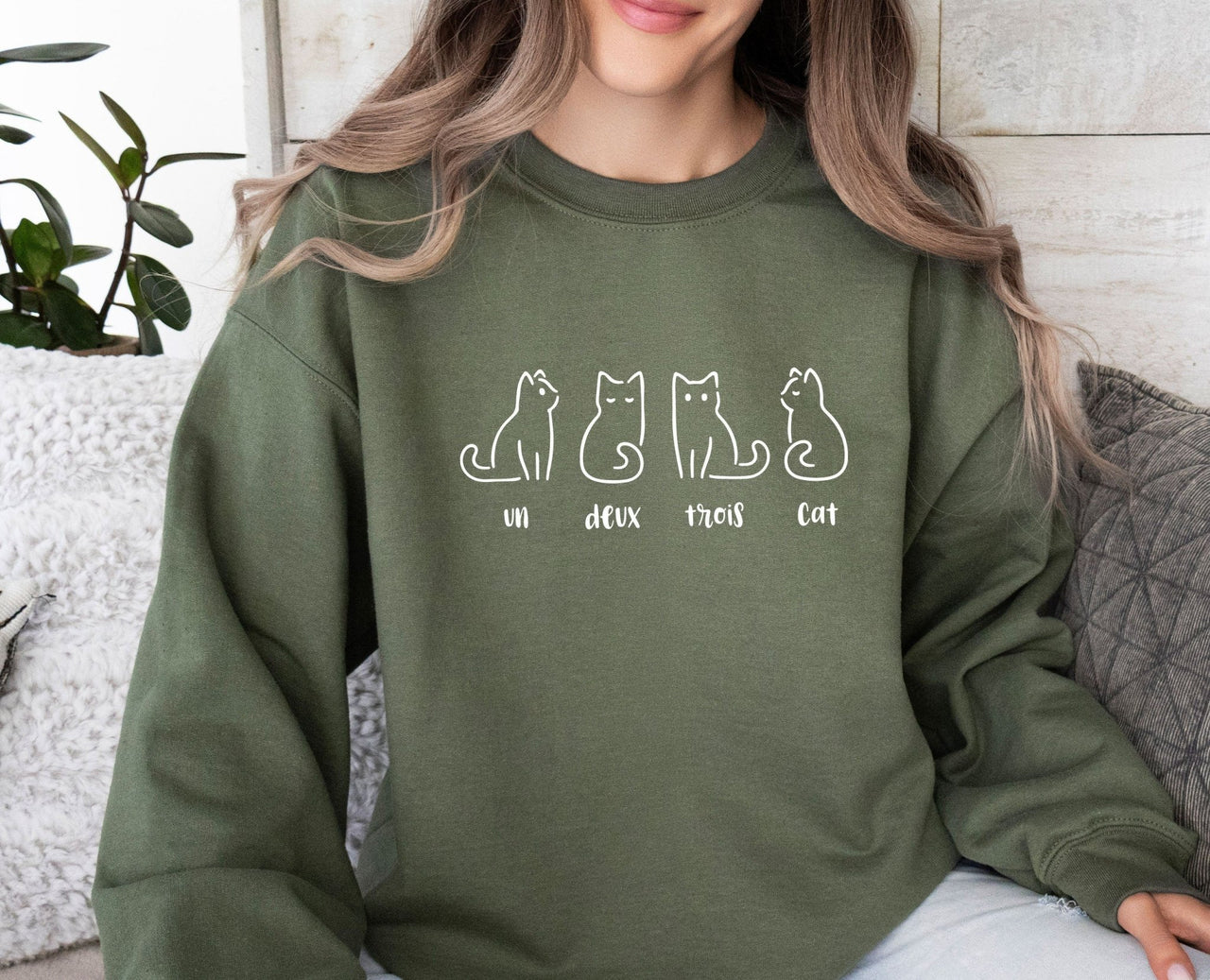 Cat Sweatshirt - lismoreboutique - Sweatshirt - cat_dad_sweatshirt