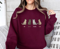 Thumbnail for Cat Sweatshirt - lismoreboutique - Sweatshirt - Cat_Lover_Gift