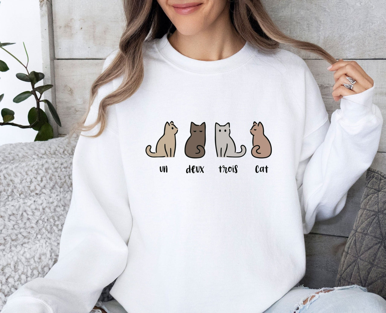 Cat Sweatshirt - lismoreboutique - Sweatshirt - Cat_Lover_Gift