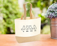 Thumbnail for Cat Tote Bag - lismoreboutique - Jute - Cat_Bag