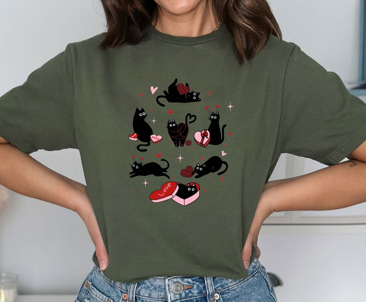 Cat Valentine Shirt - lismoreboutique - Unisex T-Shirt - Cat_Lover_Tshirt