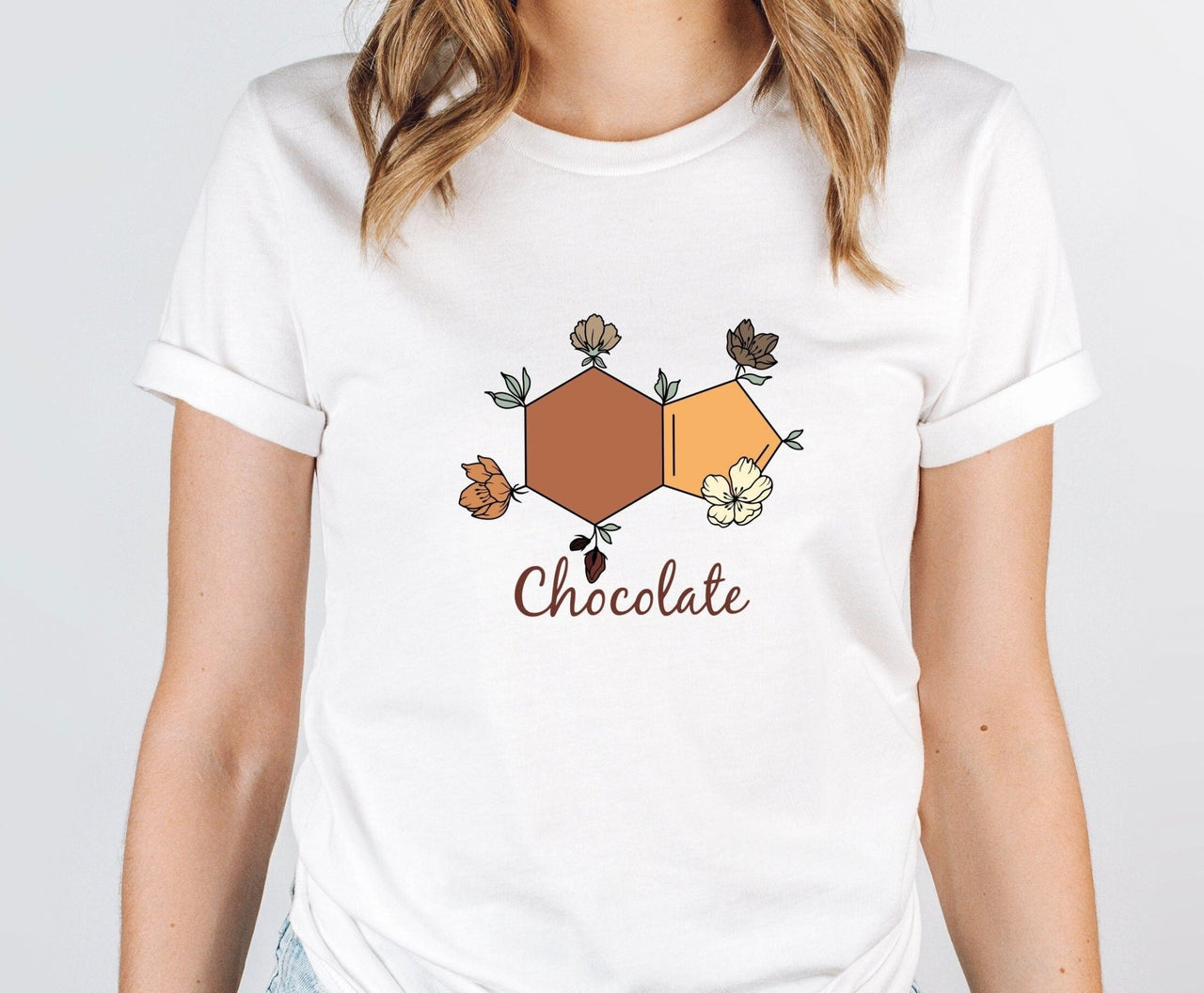 Chocolate T-shirt - lismoreboutique - Unisex T-Shirt - Chemistry_Gift