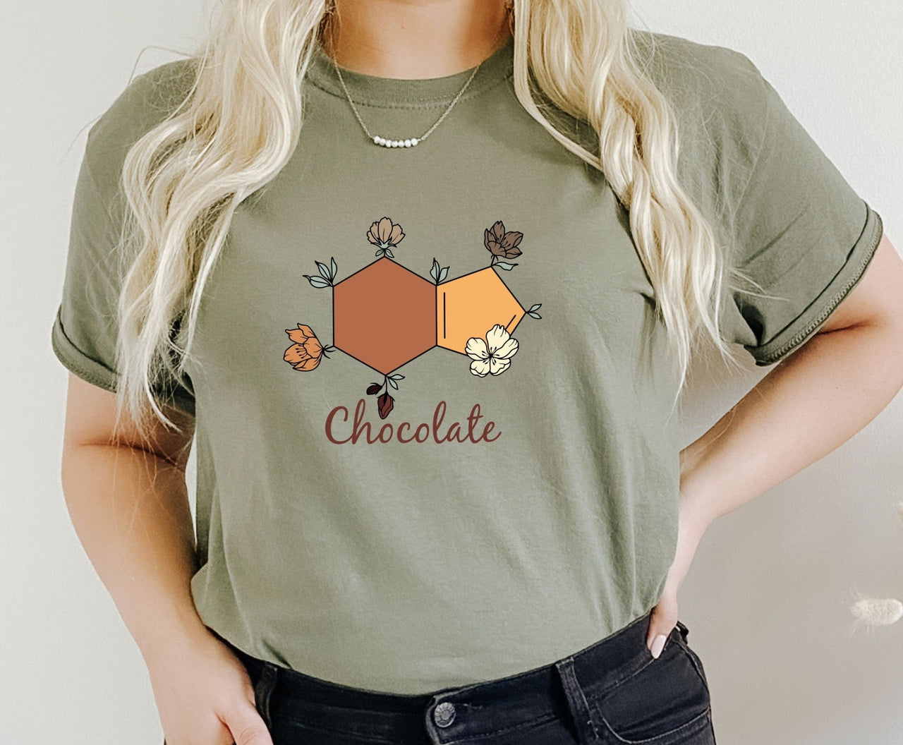 Chocolate T-shirt - lismoreboutique - Unisex T-Shirt - Chemistry_Gift