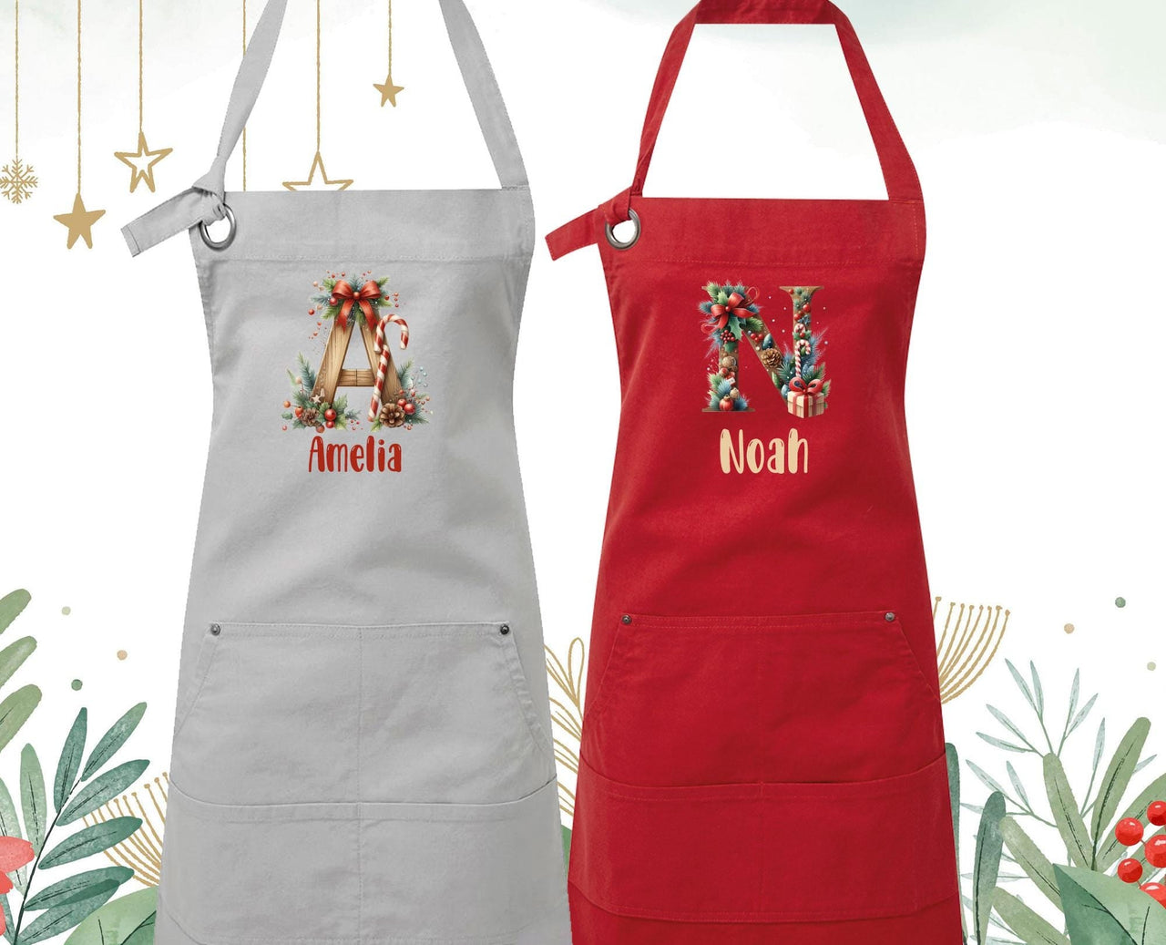 Christmas Family Apron - lismoreboutique - apron_with_pocket