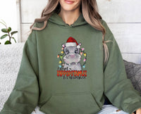 Thumbnail for Christmas Hippo Hoodie - lismoreboutique - Hoodie - Christmas_Hippo_top