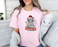 Thumbnail for Christmas Hippo Shirt - lismoreboutique - Unisex T-Shirt - Christmas_Hippo_tee