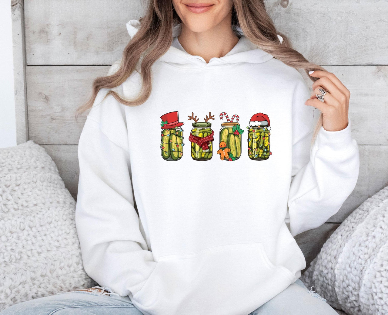 Christmas Pickle Hoodie - lismoreboutique - Hoodie - christmas_eve_gift