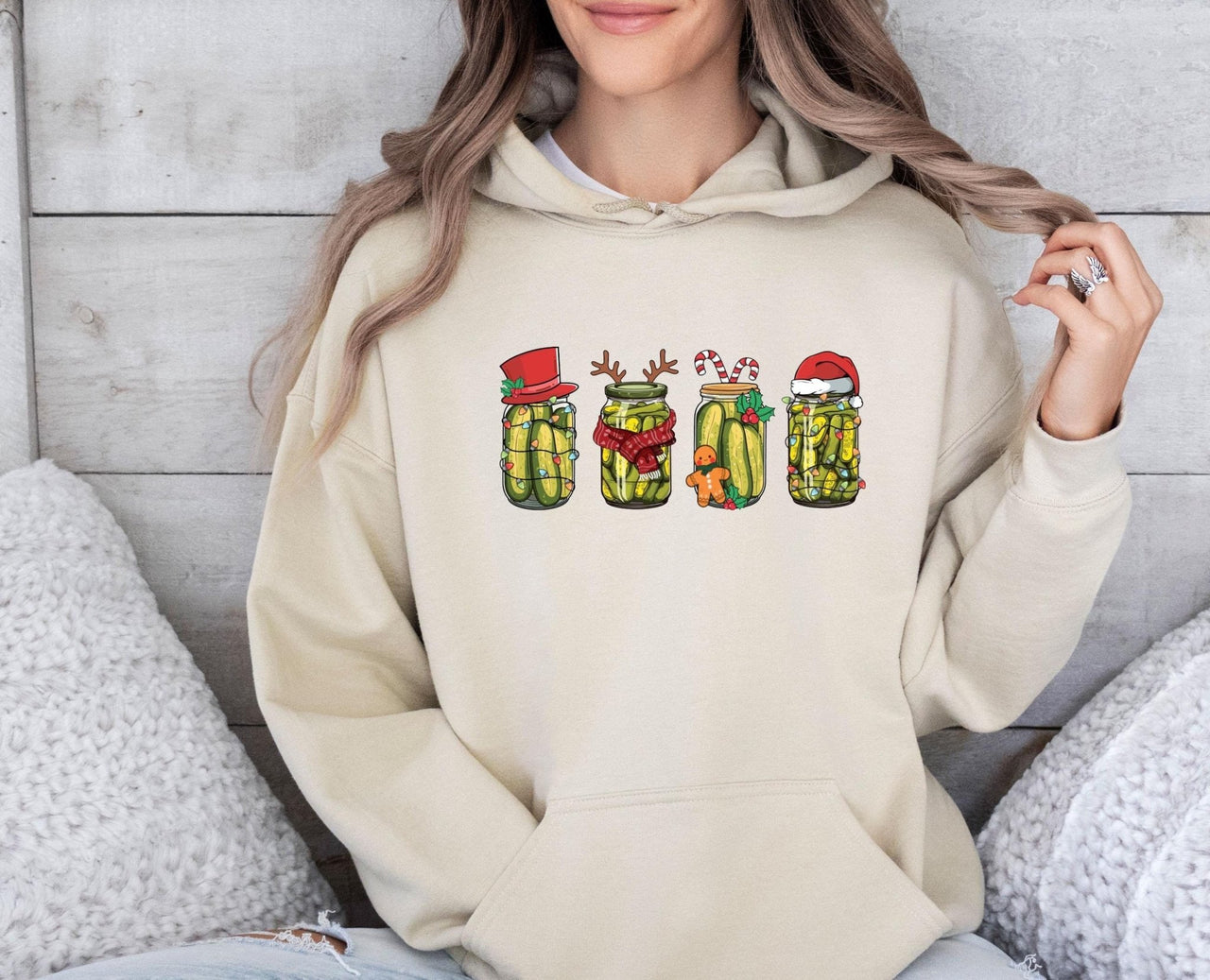 Christmas Pickle Hoodie - lismoreboutique - Hoodie - christmas_eve_gift