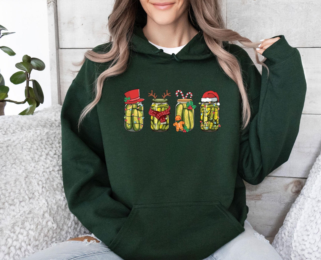 Christmas Pickle Hoodie - lismoreboutique - Hoodie - christmas_eve_gift