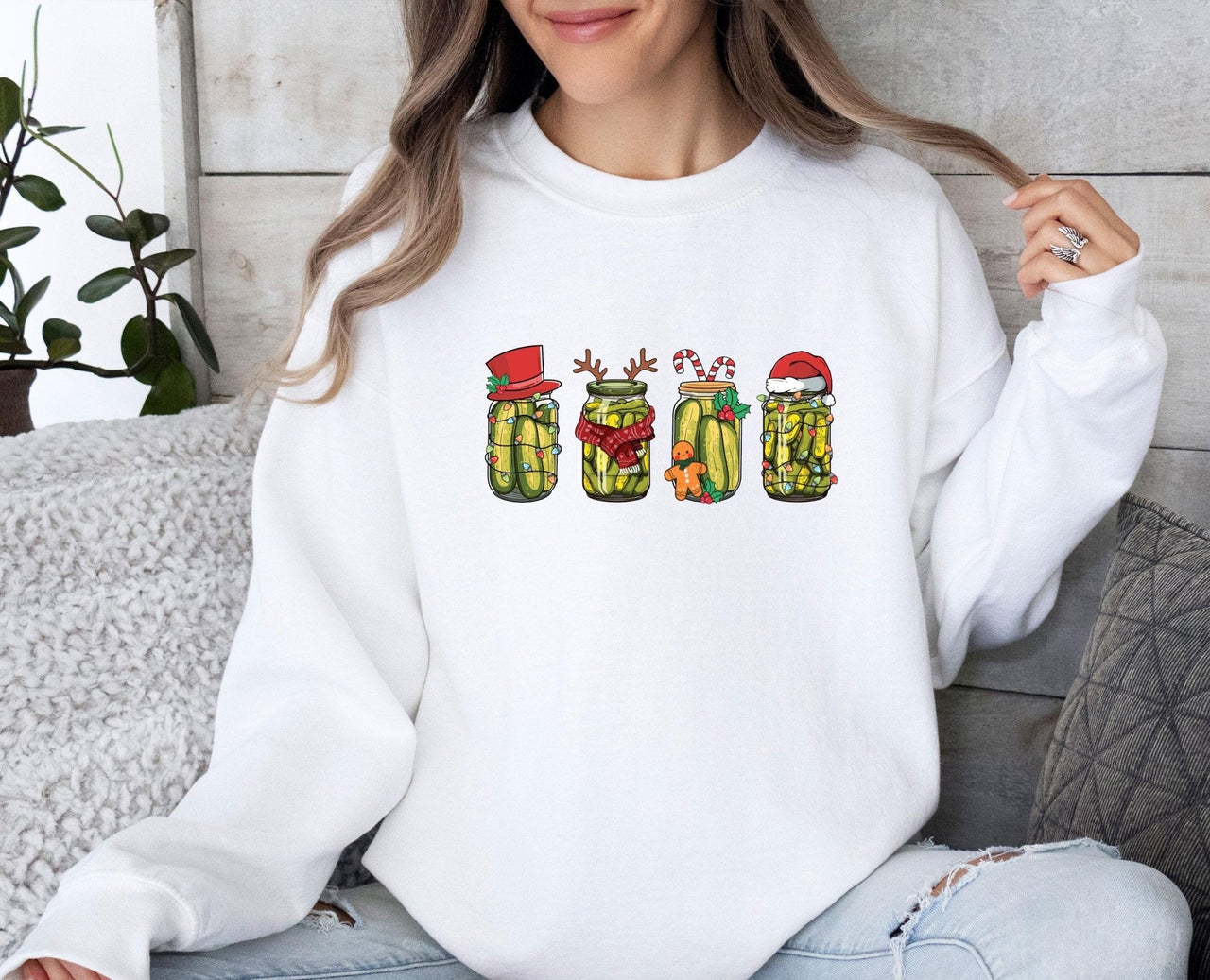 Christmas Pickle Sweatshirt - Lismore Boutique - Sweatshirt - christmas_eve_gift