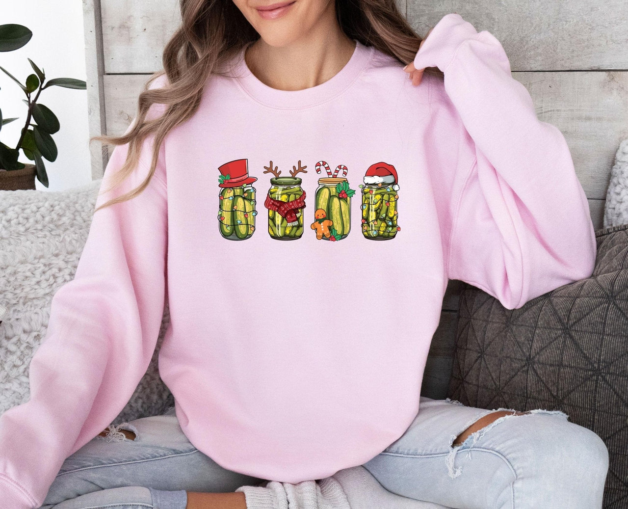 Christmas Pickle Sweatshirt - Lismore Boutique - Sweatshirt - christmas_eve_gift