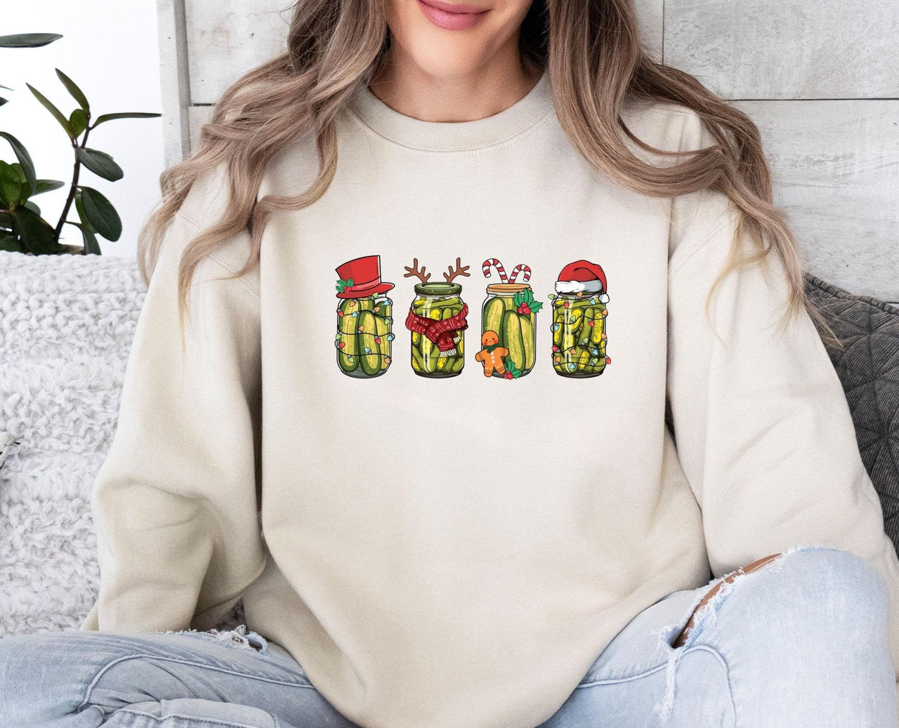 Christmas Pickle Sweatshirt - Lismore Boutique - Sweatshirt - christmas_eve_gift