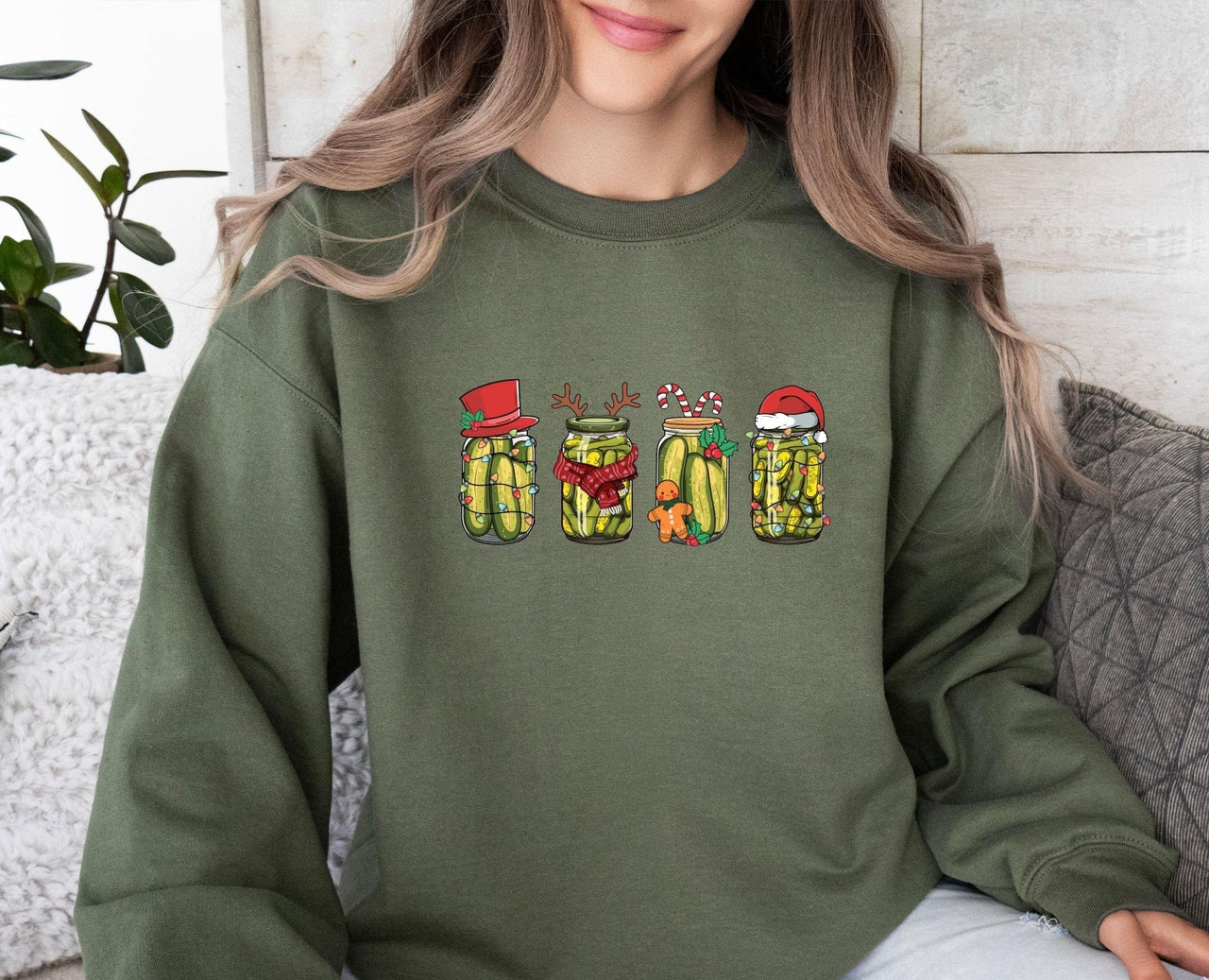 Christmas Pickle Sweatshirt - Lismore Boutique - Sweatshirt - christmas_eve_gift