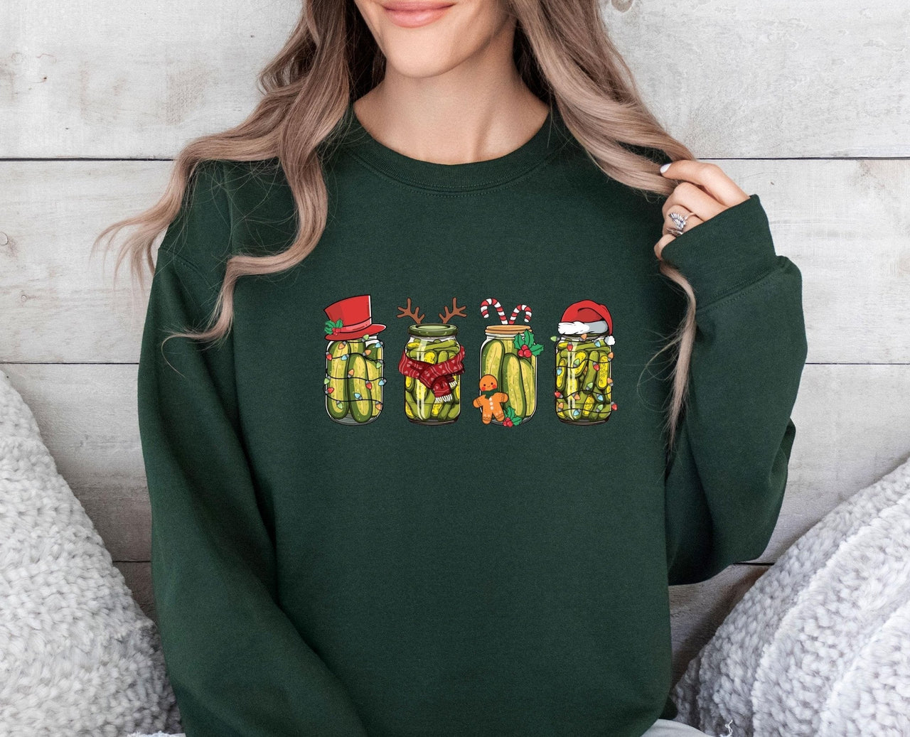 Christmas Pickle Sweatshirt - Lismore Boutique - Sweatshirt - christmas_eve_gift