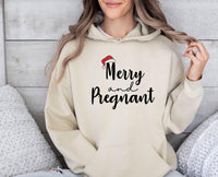 Thumbnail for Christmas Pregnancy Hoodie - lismoreboutique - Hoodie - Baby_Announcement