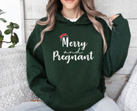 Thumbnail for Christmas Pregnancy Hoodie - lismoreboutique - Hoodie - Baby_Announcement