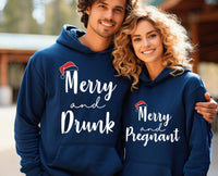 Thumbnail for Christmas Pregnancy Hoodie - lismoreboutique - Hoodie - Baby_Announcement