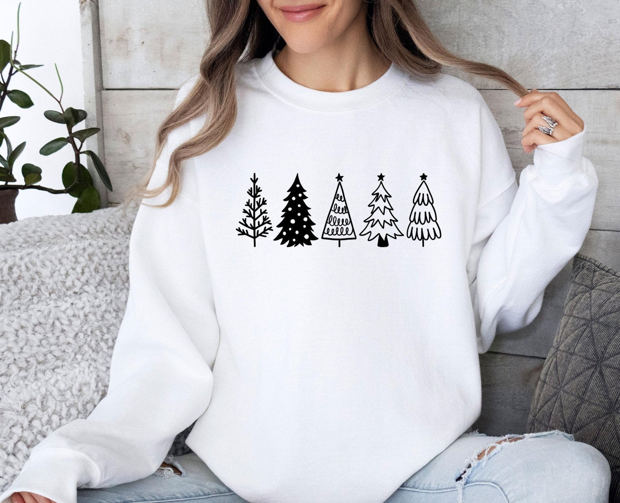 Christmas Tree SWeatshirt - Lismore Boutique - Sweatshirt - Christmas_Gifts