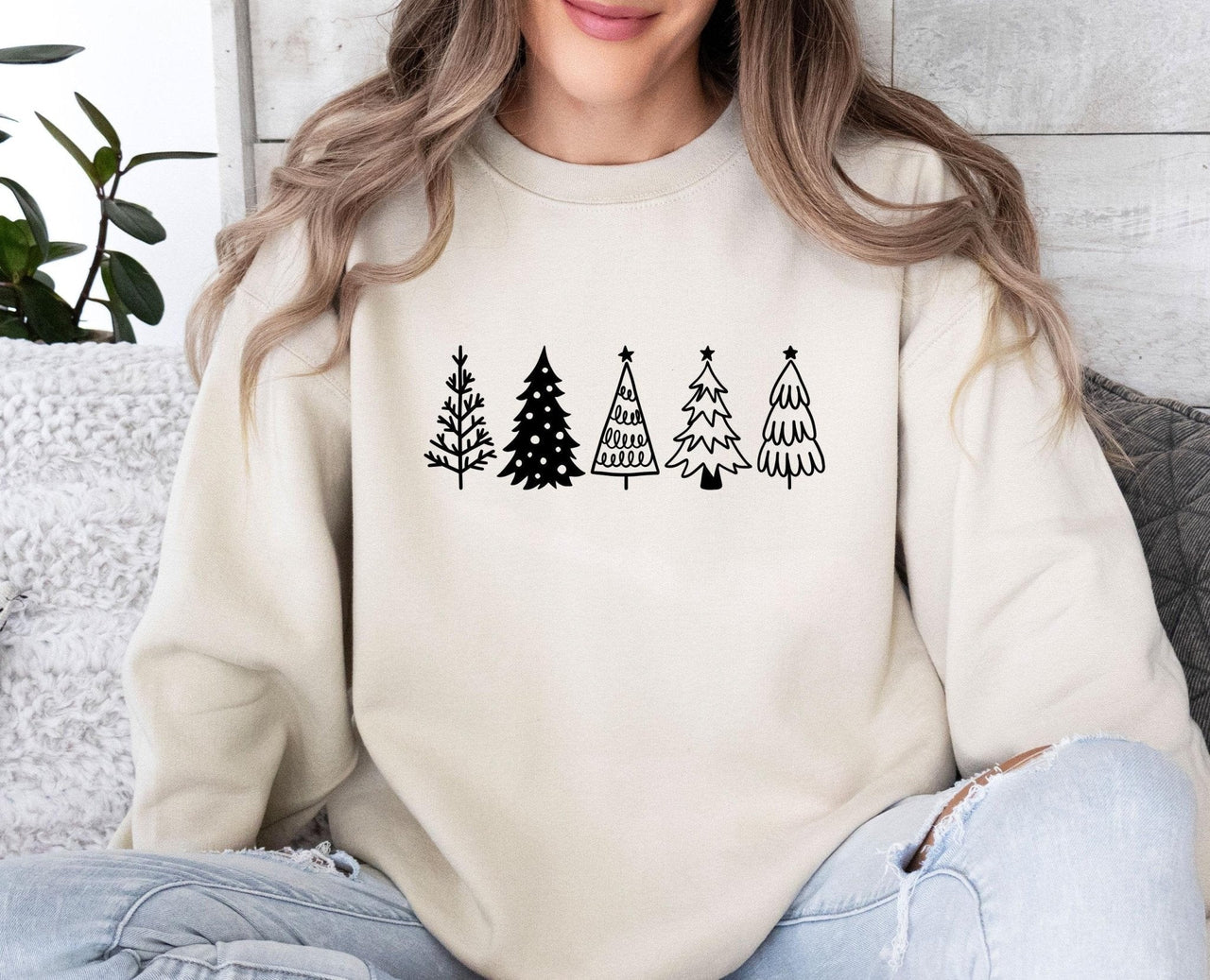 Christmas Tree SWeatshirt - Lismore Boutique - Sweatshirt - Christmas_Gifts