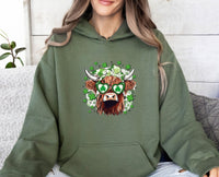 Thumbnail for Clover Cow Hoodie - lismoreboutique - Hoodie - Clover_Cow_Hoodie