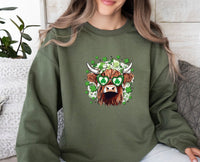 Thumbnail for Clover Cow Sweatshirt - lismoreboutique - Sweatshirt - Clover_Cow_Sweater