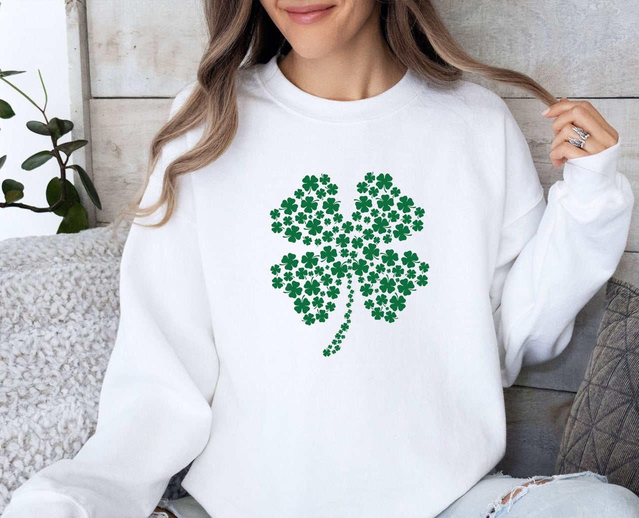 Clover Sweatshirt - lismoreboutique - Sweatshirt - clover_sweatshirt