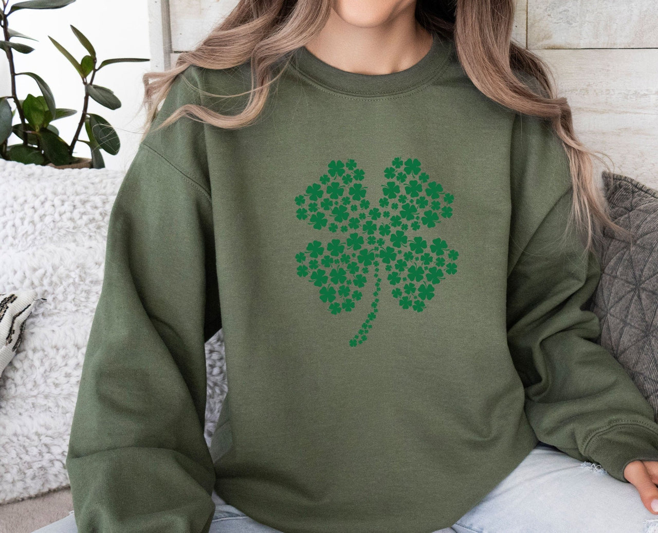 Clover Sweatshirt - lismoreboutique - Sweatshirt - clover_sweatshirt